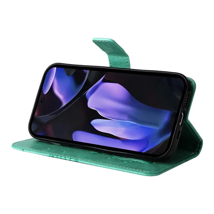 For Google Pixel 9a Case Butterfly Leather Phone Cover