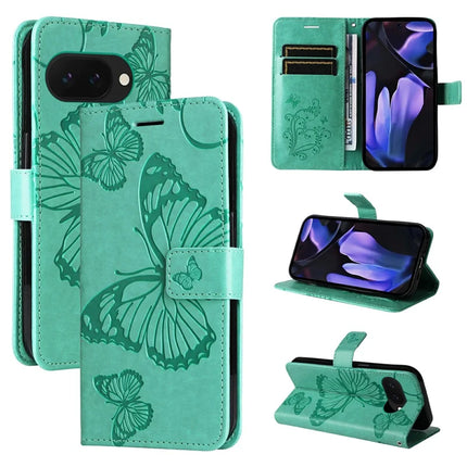 For Google Pixel 9a Case Butterfly Leather Phone Cover