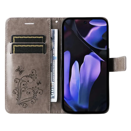 For Google Pixel 9a Case Butterfly Leather Phone Cover
