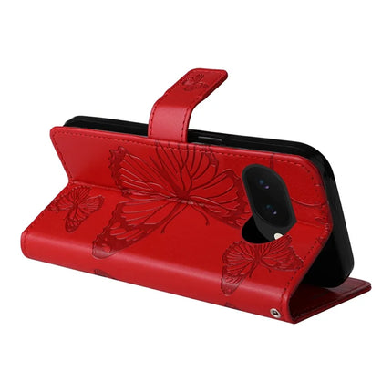 For Google Pixel 9a Case Butterfly Leather Phone Cover