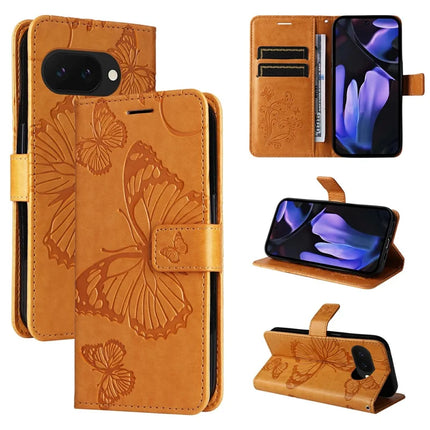 For Google Pixel 9a Case Butterfly Leather Phone Cover