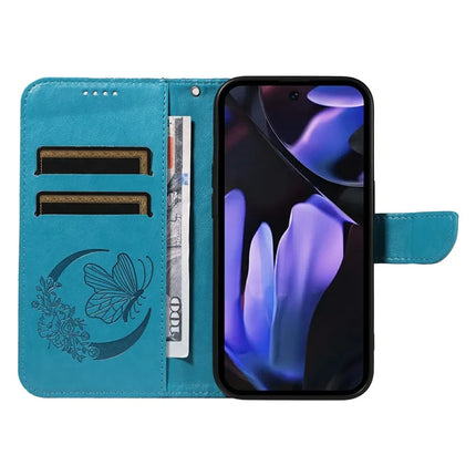 For Google Pixel 9a Case Butterfly Pattern Leather Wallet Flip Phone Cover