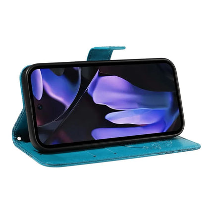 For Google Pixel 9a Case Butterfly Pattern Leather Wallet Flip Phone Cover