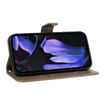 For Google Pixel 9a Case Butterfly Pattern Leather Wallet Flip Phone Cover