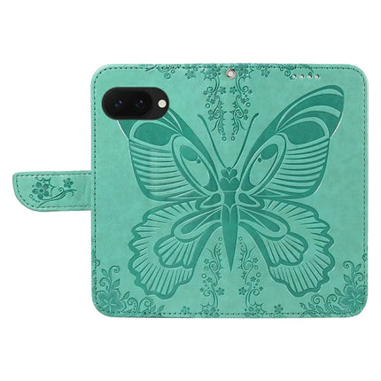 For Google Pixel 9a Case Butterfly Pattern Leather Wallet Flip Phone Cover
