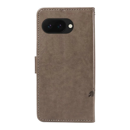 For Google Pixel 9a Case Flower Pattern PU Leather Wallet Phone Cover