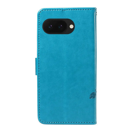 For Google Pixel 9a Case Flower Pattern PU Leather Wallet Phone Cover