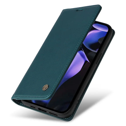 YIKATU YK-001 For Google Pixel 9a Case Stand Leather Phone Cover Strong Magnetic Closure