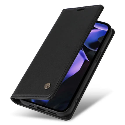 YIKATU YK-001 For Google Pixel 9a Case Stand Leather Phone Cover Strong Magnetic Closure