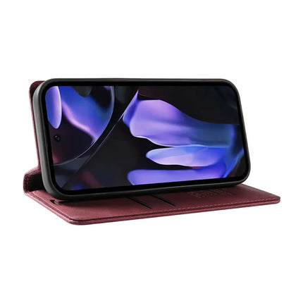 YIKATU YK-004 For Google Pixel 9a Case Leather Skin-Touch Phone Cover Magnetic Auto-Absorbed