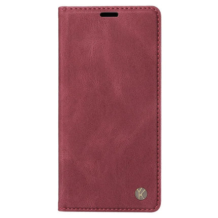YIKATU YK-004 For Google Pixel 9a Case Leather Skin-Touch Phone Cover Magnetic Auto-Absorbed