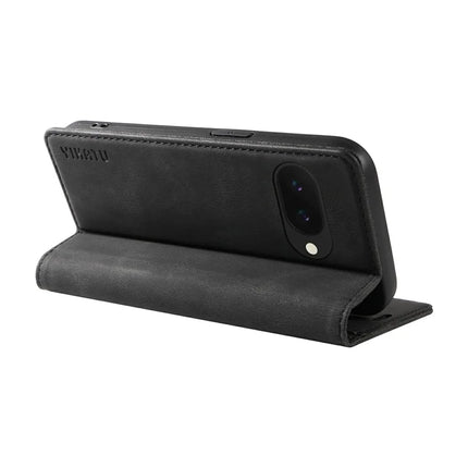 YIKATU YK-004 For Google Pixel 9a Case Leather Skin-Touch Phone Cover Magnetic Auto-Absorbed