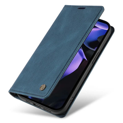 YIKATU YK-004 For Google Pixel 9a Case Leather Skin-Touch Phone Cover Magnetic Auto-Absorbed