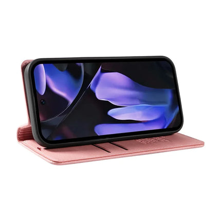 YIKATU YK-004 For Google Pixel 9a Case Leather Skin-Touch Phone Cover Magnetic Auto-Absorbed
