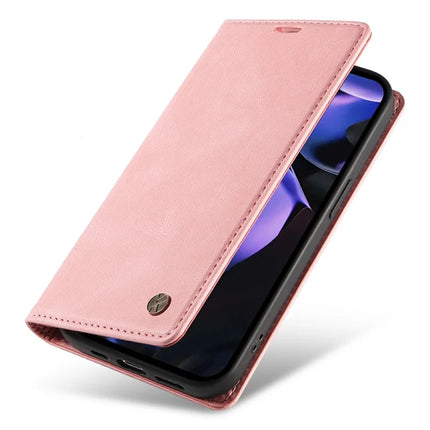 YIKATU YK-004 For Google Pixel 9a Case Leather Skin-Touch Phone Cover Magnetic Auto-Absorbed