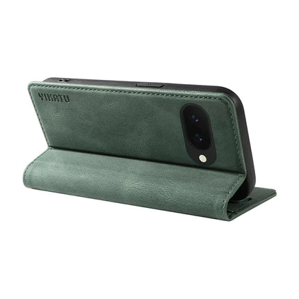 YIKATU YK-004 For Google Pixel 9a Case Leather Skin-Touch Phone Cover Magnetic Auto-Absorbed