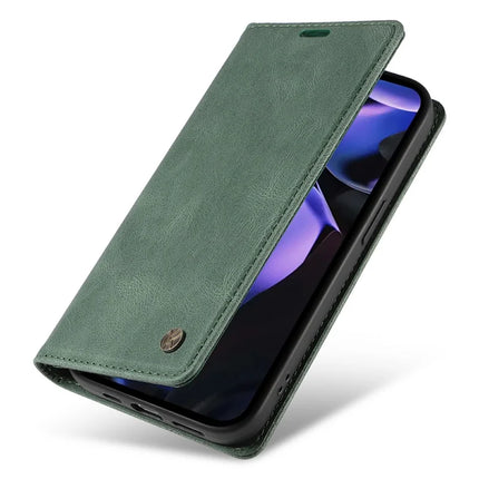 YIKATU YK-004 For Google Pixel 9a Case Leather Skin-Touch Phone Cover Magnetic Auto-Absorbed
