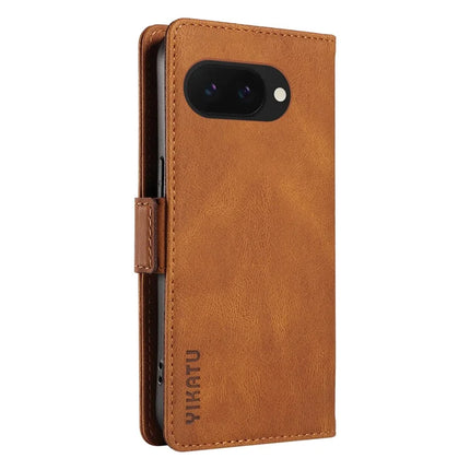 YIKATU YK-005 For Google Pixel 9a Case PU Leather Wallet Phone Cover Skin Touch Feeling