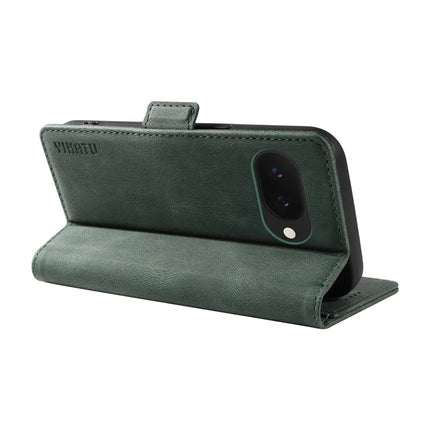 YIKATU YK-005 For Google Pixel 9a Case PU Leather Wallet Phone Cover Skin Touch Feeling