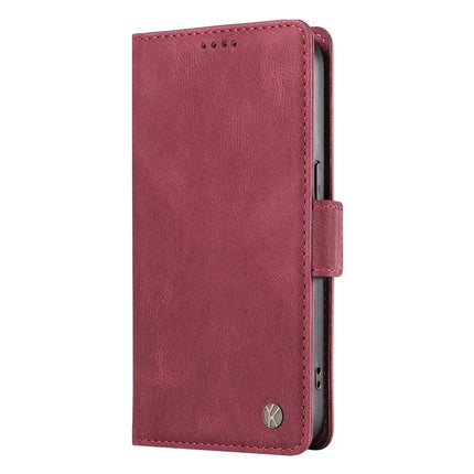 YIKATU YK-005 For Google Pixel 9a Case PU Leather Wallet Phone Cover Skin Touch Feeling