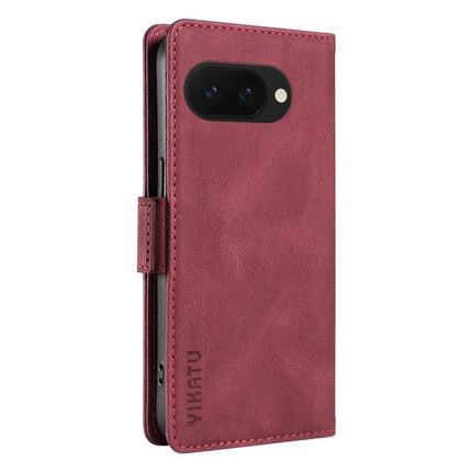 YIKATU YK-005 For Google Pixel 9a Case PU Leather Wallet Phone Cover Skin Touch Feeling