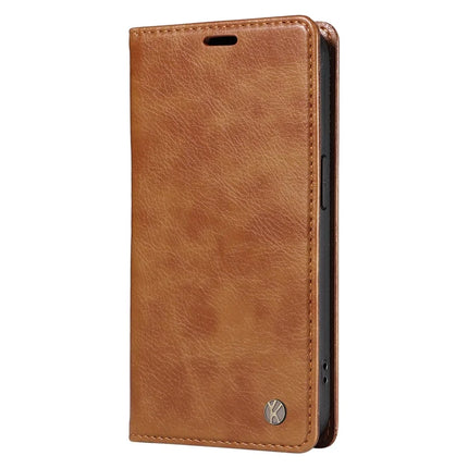YIKATU YK-006 For Google Pixel 9a Case Magnetic Closure Leather Phone Cover Litchi Texture