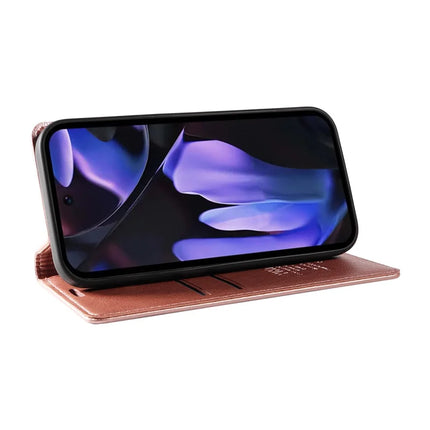 YIKATU YK-006 For Google Pixel 9a Case Magnetic Closure Leather Phone Cover Litchi Texture