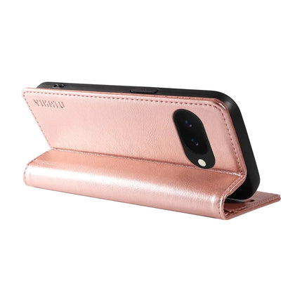 YIKATU YK-006 For Google Pixel 9a Case Magnetic Closure Leather Phone Cover Litchi Texture