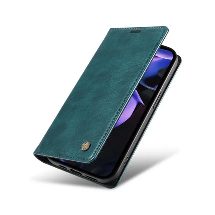 YIKATU YK-006 For Google Pixel 9a Case Magnetic Closure Leather Phone Cover Litchi Texture