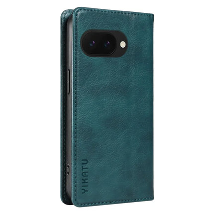 YIKATU YK-006 For Google Pixel 9a Case Magnetic Closure Leather Phone Cover Litchi Texture