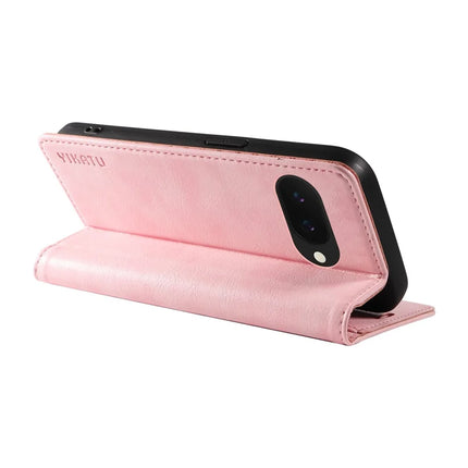 YIKATU YK-006 For Google Pixel 9a Case Magnetic Closure Leather Phone Cover Litchi Texture
