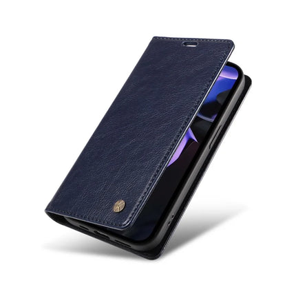 YIKATU YK-006 For Google Pixel 9a Case Magnetic Closure Leather Phone Cover Litchi Texture