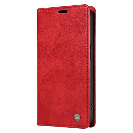 YIKATU YK-006 For Google Pixel 9a Case Magnetic Closure Leather Phone Cover Litchi Texture