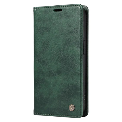 YIKATU YK-006 For Google Pixel 9a Case Magnetic Closure Leather Phone Cover Litchi Texture