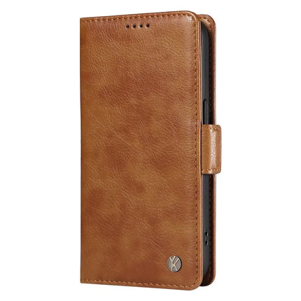 YIKATU YK-007 For Google Pixel 9a Case Side Buckle PU Leather Phone Cover Litchi Texture