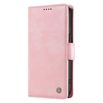 YIKATU YK-007 For Google Pixel 9a Case Side Buckle PU Leather Phone Cover Litchi Texture