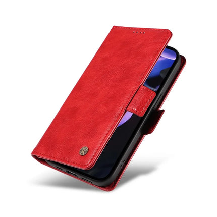 YIKATU YK-007 For Google Pixel 9a Case Side Buckle PU Leather Phone Cover Litchi Texture