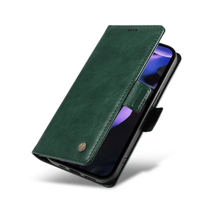 YIKATU YK-007 For Google Pixel 9a Case Side Buckle PU Leather Phone Cover Litchi Texture