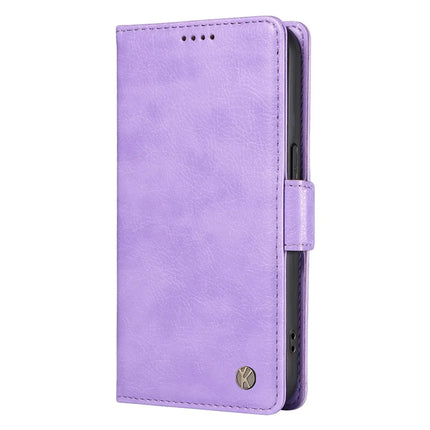 YIKATU YK-007 For Google Pixel 9a Case Side Buckle PU Leather Phone Cover Litchi Texture
