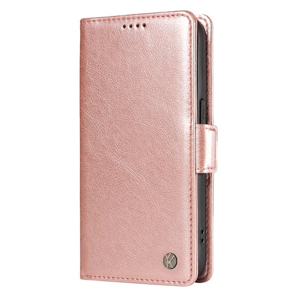 YIKATU YK-007 For Google Pixel 9a Case Side Buckle PU Leather Phone Cover Litchi Texture