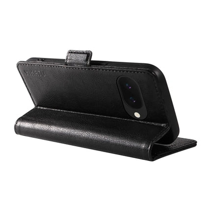 YIKATU YK-007 For Google Pixel 9a Case Side Buckle PU Leather Phone Cover Litchi Texture