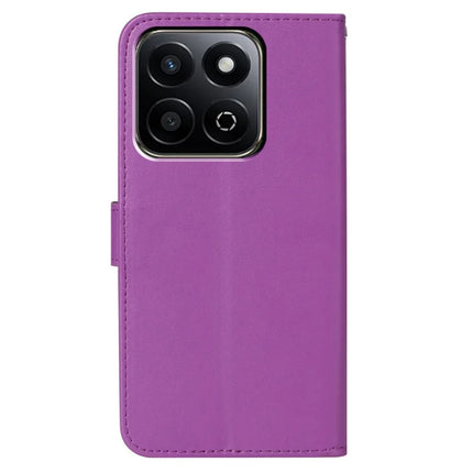 For Honor X7c 4G / Honor 200 Smart 5G Case with Card Holder PU Leather Flip Wallet Phone Cover