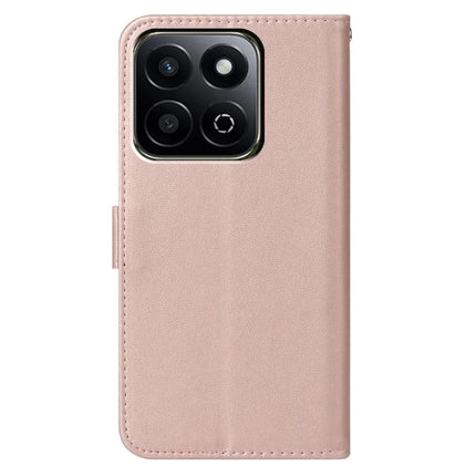For Honor X7c 4G / Honor 200 Smart 5G Case with Card Holder PU Leather Flip Wallet Phone Cover