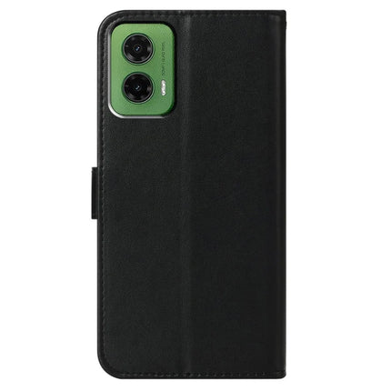 For Motorola Moto G35 5G Case with Card Holder PU Leather Flip Wallet Phone Cover
