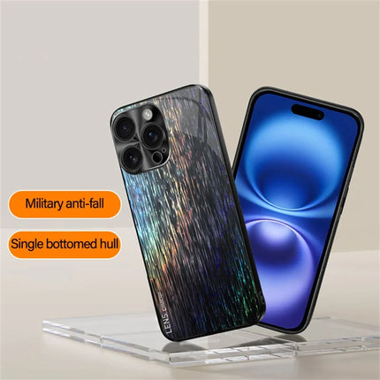 For iPhone 16 Pro Max Cover Dazzling Color Style Shockproof Phone Case