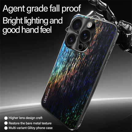 For iPhone 16 Pro Max Cover Dazzling Color Style Shockproof Phone Case