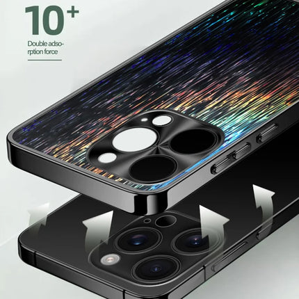 For iPhone 16 Pro Max Cover Dazzling Color Style Shockproof Phone Case