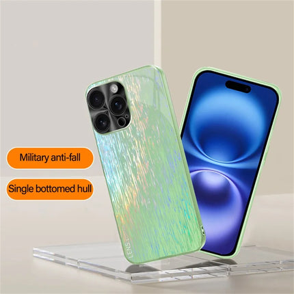 For iPhone 16 Pro Max Cover Dazzling Color Style Shockproof Phone Case