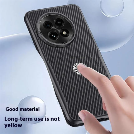 For OnePlus 13 Case Compatible with MagSafe Carbon Fiber PU+PC+Silicone Protective Cover