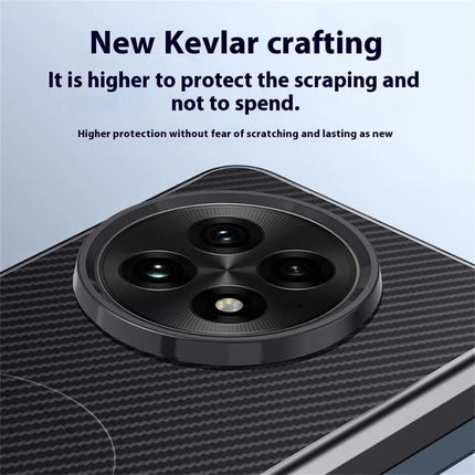 For OnePlus 13 Case Compatible with MagSafe Carbon Fiber PU+PC+Silicone Protective Cover